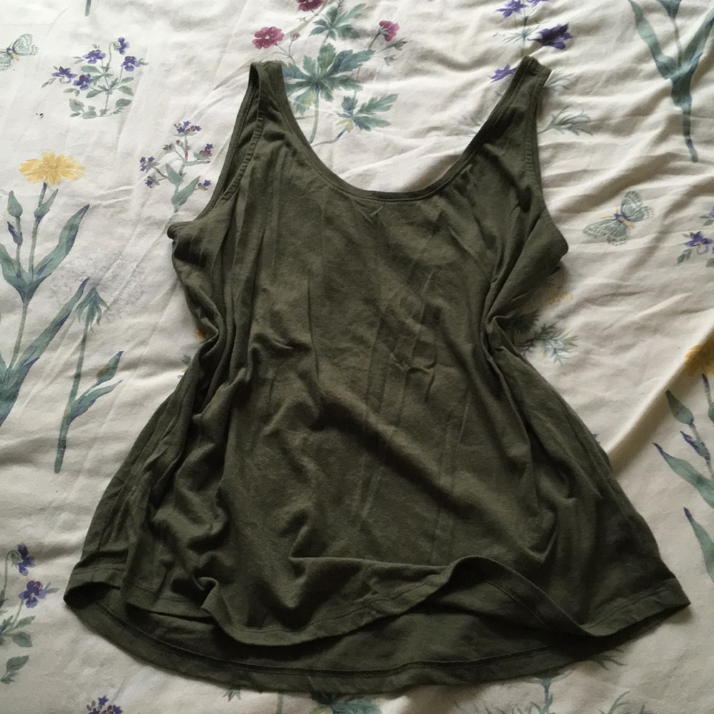 Basic Green Tank Top